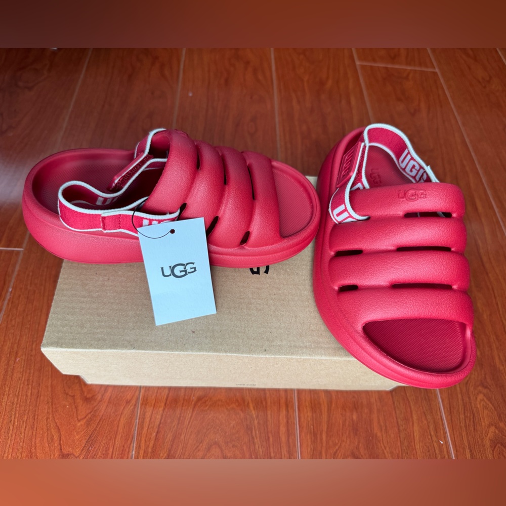 BRAND NEW | Ugg Slides - Red